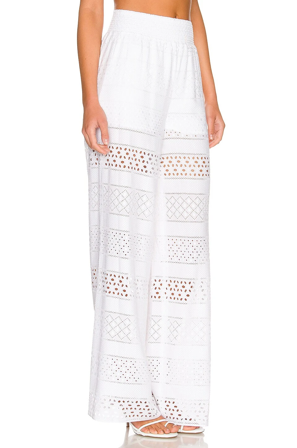 Alice + Olivia PANTALÓN RUSSELL White 2 Alice + Olivia PANTALÓN RUSSELL White - Image 2