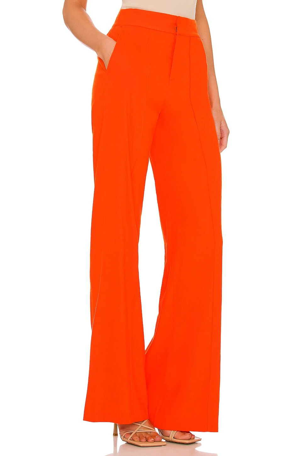 Alice + Olivia Dylan Wide Leg Pant Sienna 2 Alice + Olivia Dylan Wide Leg Pant Sienna - Image 2