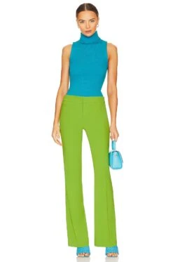 Alice + Olivia Bolton Livi Pant Parrot -Alice + Olivia Shop ALI WP156 V4