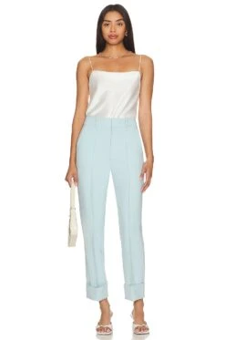 Alice + Olivia Ming Ankle Pant With High Cuff Julep -Alice + Olivia Shop ALI WP160 V4