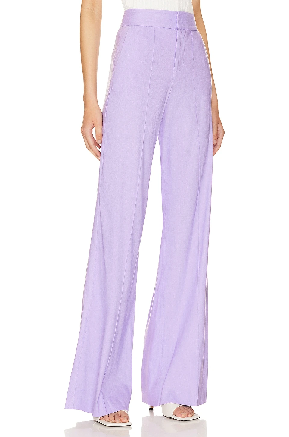 Alice + Olivia Dylan High Waist Wide Leg Pant Solstice 2 Alice + Olivia Dylan High Waist Wide Leg Pant Solstice - Image 2