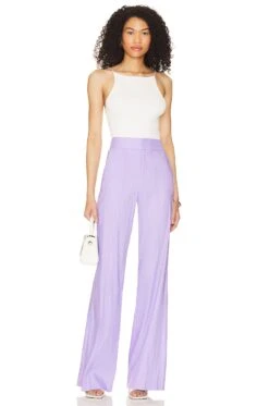 Alice + Olivia Dylan High Waist Wide Leg Pant Solstice 7 Alice + Olivia Dylan High Waist Wide Leg Pant Solstice -Alice + Olivia Shop ALI WP163 V4