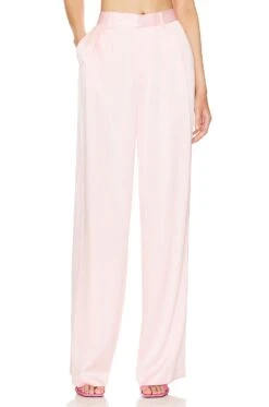 Alice + Olivia Pompey High Waist Pant Petal