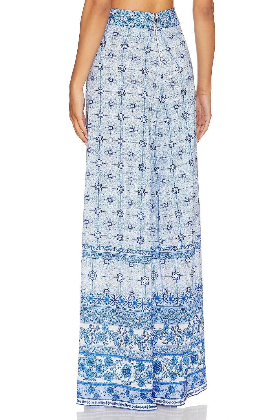 Alice + Olivia Athena Wide Leg Pant Greek Tile 3 Alice + Olivia Athena Wide Leg Pant Greek Tile - Image 3