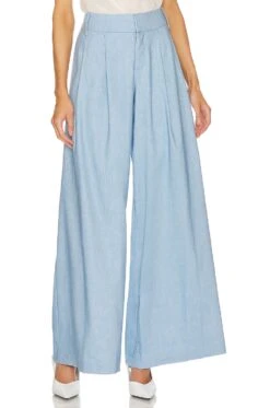 Alice + Olivia Scarlet Pant Chambray