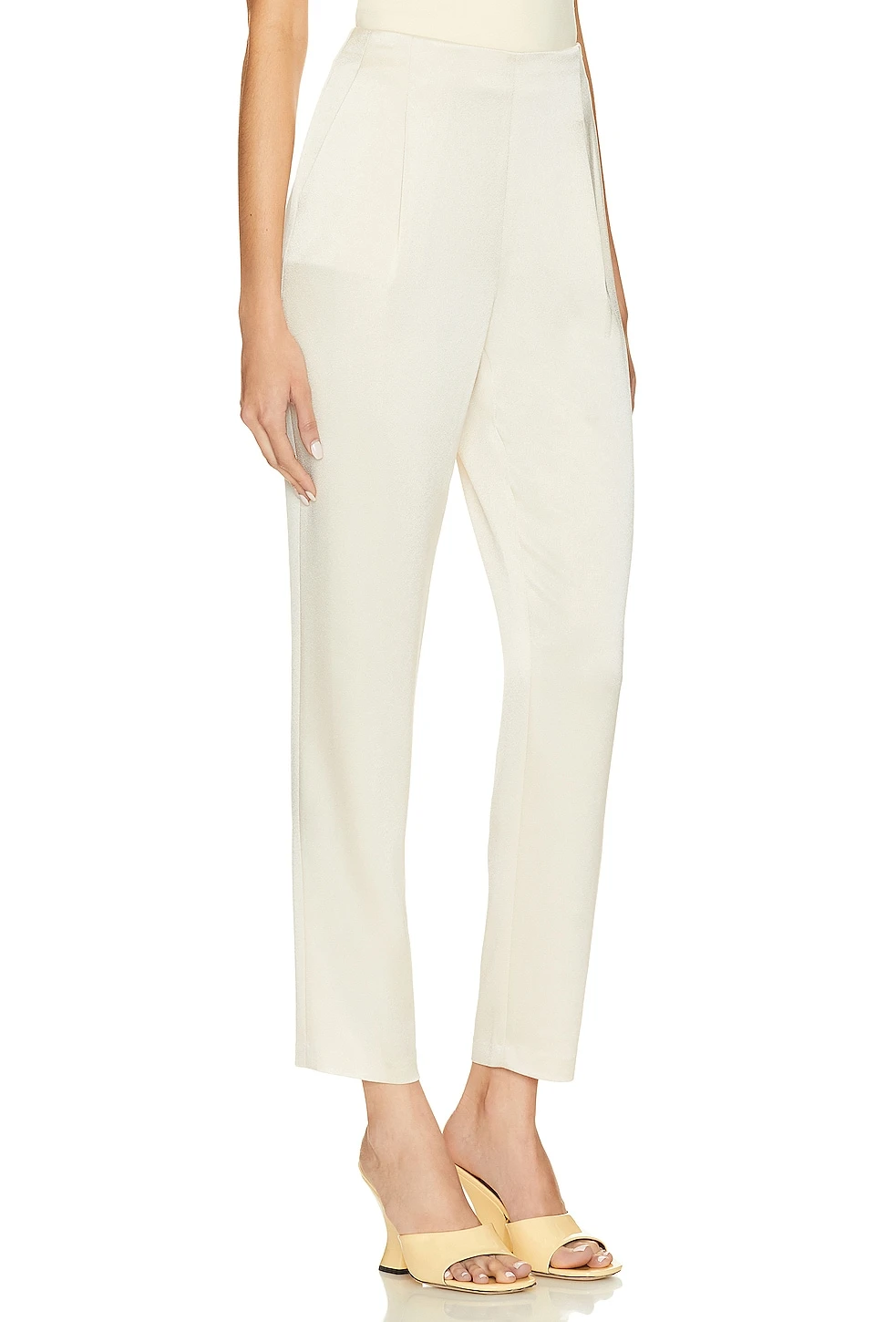 Alice + Olivia Jessie Slim Pant Champagne 2 Alice + Olivia Jessie Slim Pant Champagne - Image 2