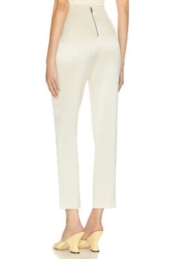 Alice + Olivia Jessie Slim Pant Champagne 6 Alice + Olivia Jessie Slim Pant Champagne -Alice + Olivia Shop ALI WP171 V3