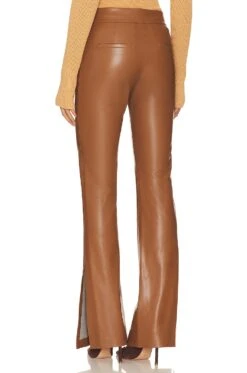 Alice + Olivia Olivia Faux Leather Pant Camel 6 Alice + Olivia Olivia Faux Leather Pant Camel -Alice + Olivia Shop ALI WP172 V3