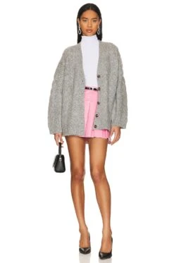 Alice + Olivia Emilie Faux Leather Mini Skirt Primrose 8 Alice + Olivia Emilie Faux Leather Mini Skirt Primrose -Alice + Olivia Shop ALI WQ248 V4