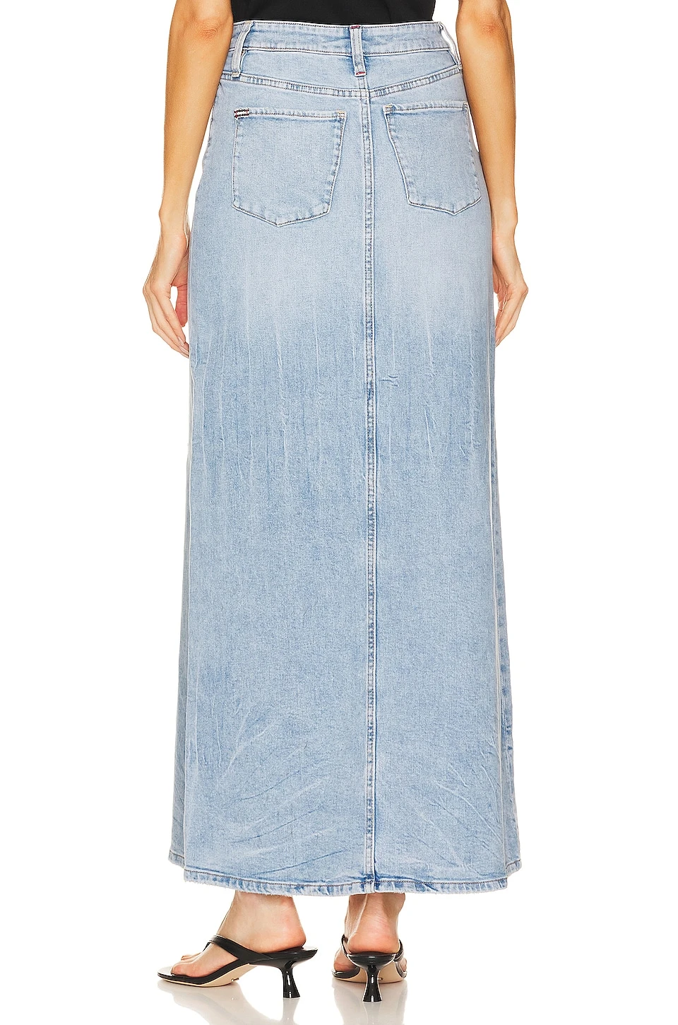 Alice + Olivia Rye High Waisted Skirt Lightning Blue 3 Alice + Olivia Rye High Waisted Skirt Lightning Blue - Image 3