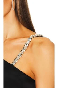 Alice + Olivia Riko Crop Top Black 11 Alice + Olivia Riko Crop Top Black -Alice + Olivia Shop ALI WS564 V6