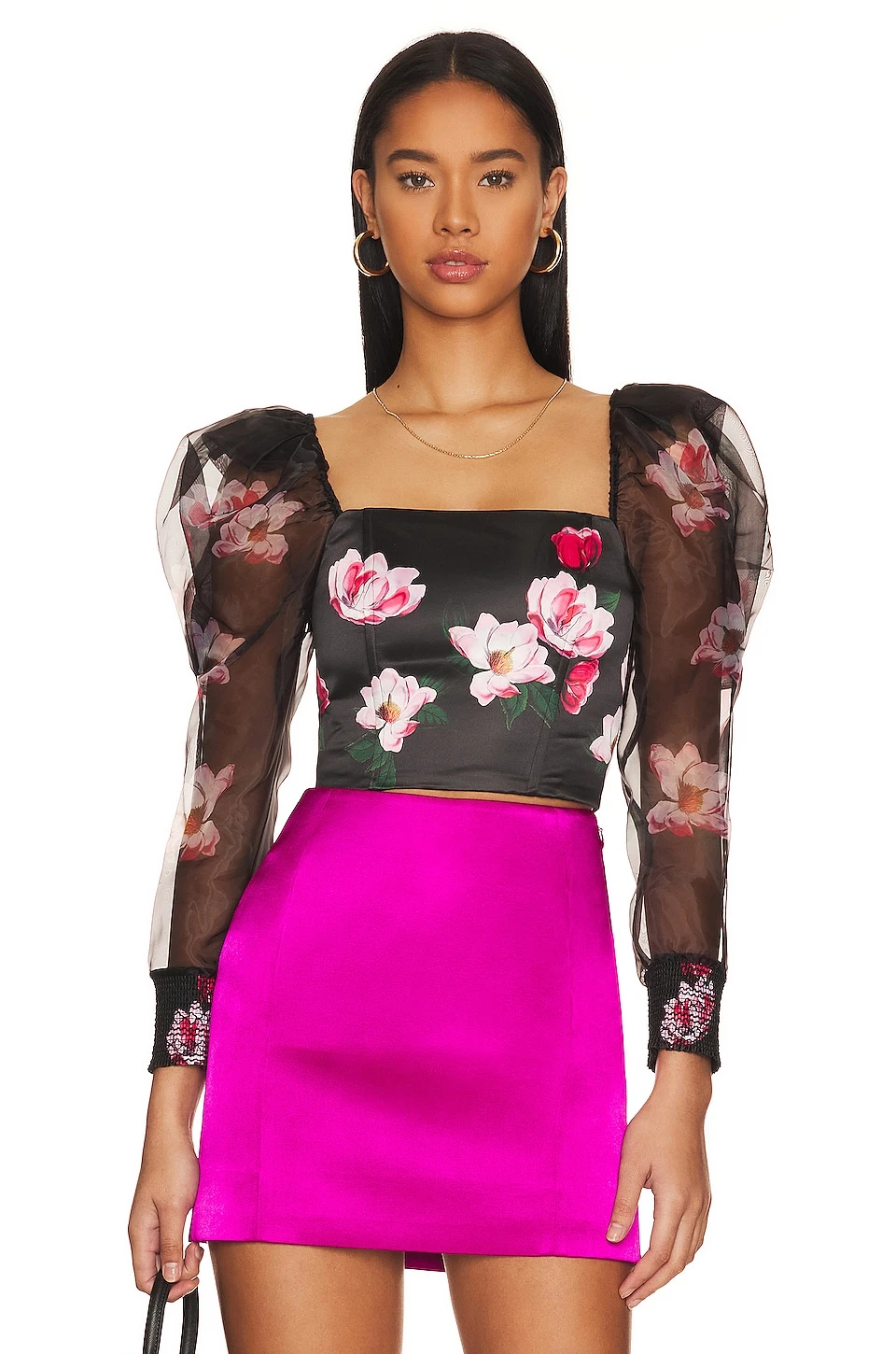 Alice + Olivia Baharia Bustier Top After Dark 1 Alice + Olivia Baharia Bustier Top After Dark