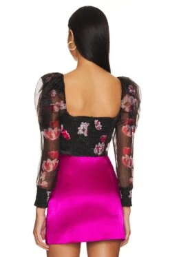 Alice + Olivia Baharia Bustier Top After Dark 6 Alice + Olivia Baharia Bustier Top After Dark -Alice + Olivia Shop ALI WS565 V3