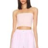 Alice + Olivia Alison Tube Top Sweater Petal