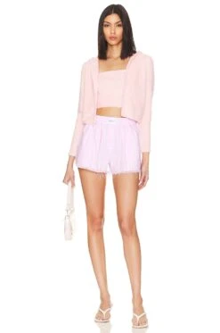 Alice + Olivia Alison Tube Top Sweater Petal -Alice + Olivia Shop ALI WS584 V4