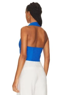 Alice + Olivia Meri Blazer Top Sapphire -Alice + Olivia Shop ALI WS592 V3